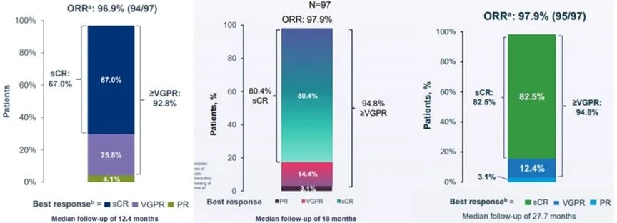 Clinical remission rate of carvykti