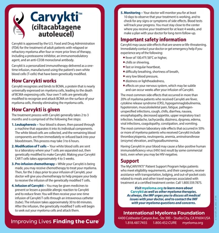 Ciltacabtagene Autoleucel(Carvykti) FDA Package Insert