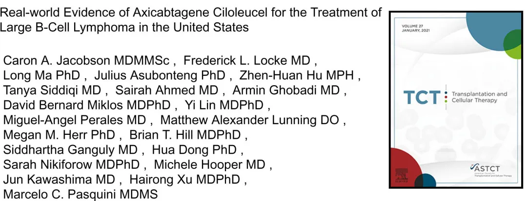 Real data on the treatment of large B-cell lymphoma with Axicabtagene Ciloreucel