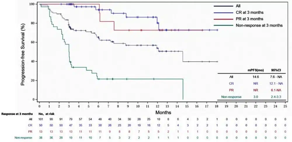 Interim analysis of the real-world study of Axi-cel for the treatment in China